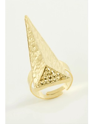 MidasTech Piramit Metal Yüzük Nemere