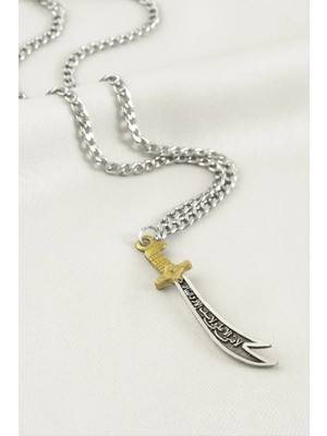 MidasTech Zülfikar Çelik Kolye Nemere