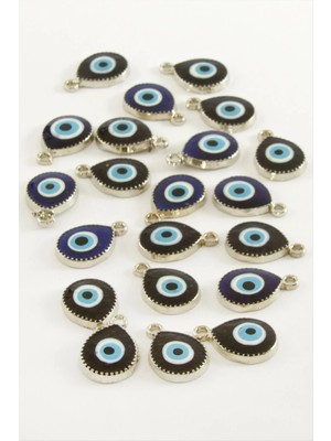 MidasTech Nazar Damla Tek Kulplu Mineli Bileklik ve Kolye Ucu Aparatı 1 Adet Nemere