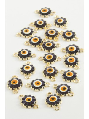 MidasTech Çiçek Çift Kulplu Mineli Bileklik ve Kolye Ucu Aparatı 1 Adet Nemere