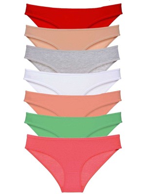 MidasTech 7 Adet Süper Eko Set Likralı Kadın Slip Külot Set 8 Nemere