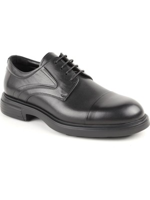 Libero H1090 Hakiki Antik Deri Şok Emici Eva Taban Bağcıklı Erkek Klasik Takım Elbise Ayakkabısı