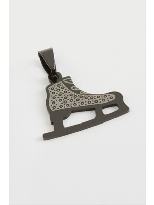 MidasTech Buz Pateni Çelik Kolye Ucu 2,5 cm Nemere