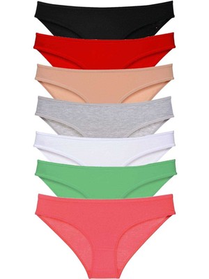 MidasTech 7 Adet Süper Eko Set Likralı Kadın Slip Külot Set 3 Nemere