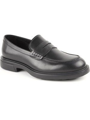 Libero H1087 Hakiki Antik Deri Şok Emici Eva Taban Erkek Klasik Penny Loafer Ayakkabı