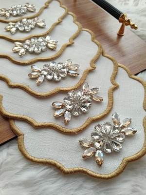 Zeynep Ela Kahve Yanı Kokteyl Sunum Peçete 6 Adet Bayram Şekeri Model