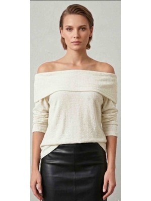 Modelist Madonna Yaka Fitilli Yumoş Bluz