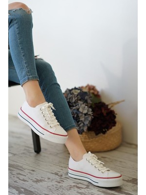 E Sport Beyaz Platform Unisex Günlük Ayakkabı-036