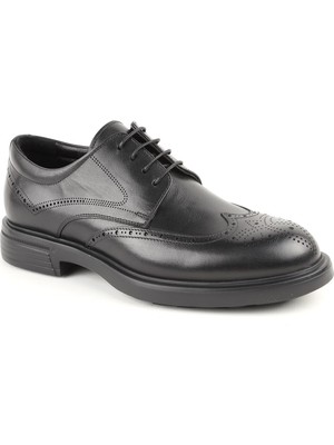 Libero H1088 Hakiki Deri Şok Emici Eva Taban Brogue Delikli Desen Erkek Klasik Ayakkabı