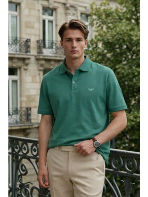 Damga Erkek Elite Comfort Mint Polo Yaka Tişört