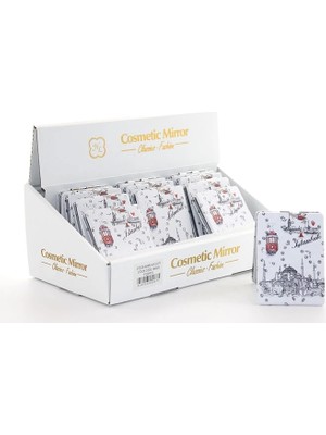 Fırsatkolik Taşlı Istanbul Tasarımı El Aynası Ince ALK2471A