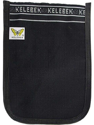 MidasTech Osmanlı Kalın Siyah Banyo Hamam Kesesi 25X17 cm Nemere