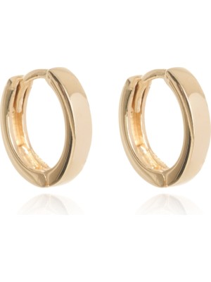 Berk Mücevherat 14 Ayar Altın Klasik Halka Model Çocuk Küpe