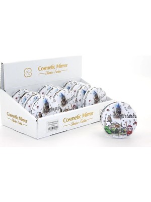 Fırsatkolik Taşlı Istanbul Tasarımı El Aynası Kalın ALK2489