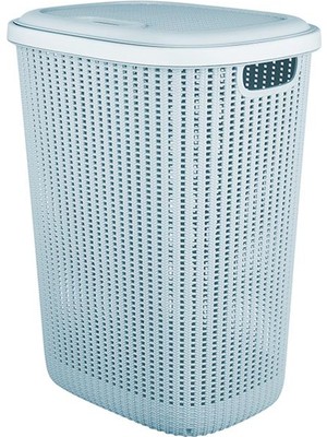 MidasTech Knitty Örgü Çamaşır Sepeti 57 Lt ROYALEKS-G654 Nemere