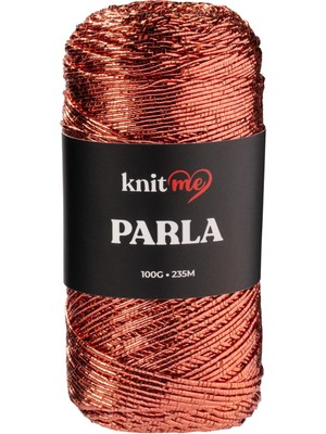Knitme Parla Bakır Simli Çanta ve Aksesuar Örgü Ipliği