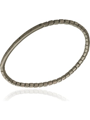 Berk Mücevherat Siyah Pırlanta Taşlı Erkek Bileklik