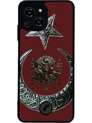 BG AKSESUAR Reeder S23 Pro Max Uyumlu Osmanlitugrasi Tasarımlı Glossy Premium Kılıf