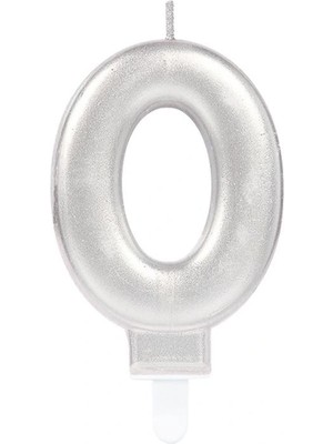 Nexgen 0 Rakamı Mum Gümüş Renk