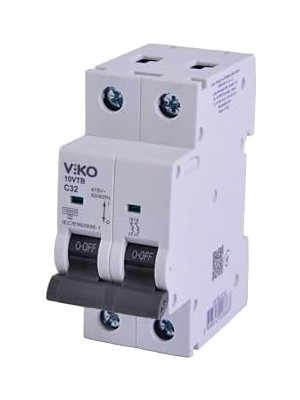 Data Store 10VTB-2C32 Otomatik Sigorta 10KA C Tipi 2 Kutup 32A