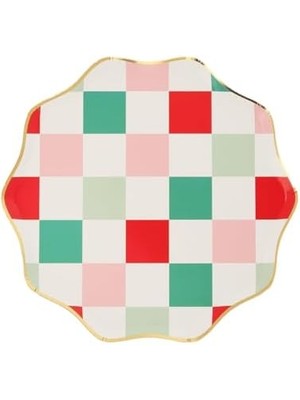 Data Store - Multi Check Plates - Kareli Tabaklar (M) (8'li)