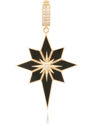 Berk Mücevherat 14 Ayar Altın Mineli Kutup Yıldızı Kolye Ucu