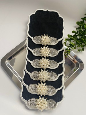 Elçiçek Homedecor Sunum Peçete,kokteyl Peçete,kahve Yanı Sunum Peçete 6 Adet