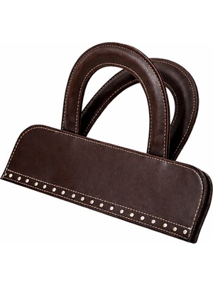 Mıknatıslı Üst Takım Acı Kahve Çanta Aksesuarı Suni Deri 30X7CM Dior Sap