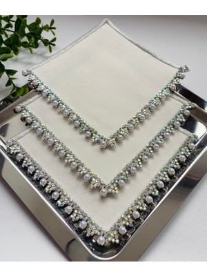 Elçiçek Homedecor Sunum Peçete ,kokteyl Peçete,kahve Yanı Sunum Peçete 3 Adet