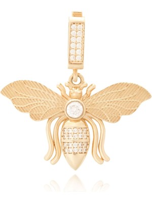 Berk Mücevherat 14 Ayar Altın Arı Kolye Ucu