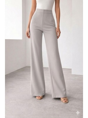 Yüksek Bel Geniş Paça Palazzo Pantolon