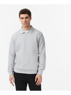 Nautica Erkek Gri Regular Fit Sweatshirt K57094T.0GV