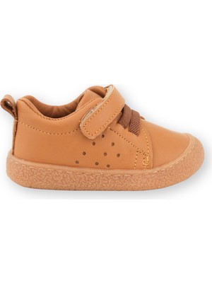 Nubebe Hispanic Erkek Ilk Adım Ayakkabısı Deri Spor Taba