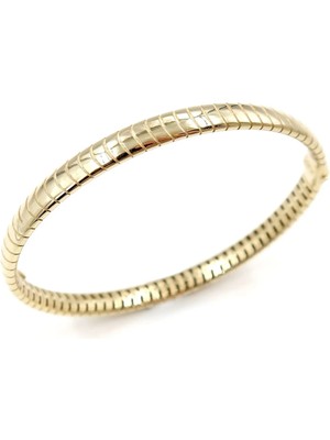 Ekinci Kuyumculuk 14 Ayar Altın Balıksırtı Kelepçe Standart