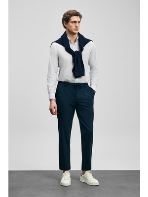 Lufian Eron Smart Erkek Chino Pantolon Slim Fit Lacivert