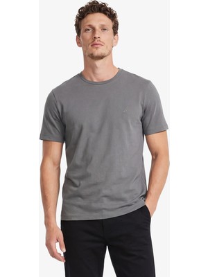 Nautica Erkek Gri Regular Fit T-Shirt V65316T.0GR