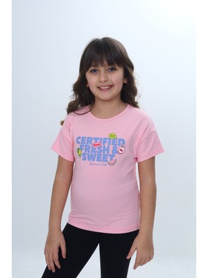 Toontoy Kız Çocuk Fresh&sweet Meyve Baskılı Tişört