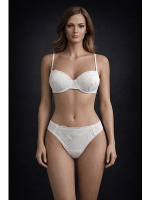 Dagi Olivia Dolgulu Dantelli Sütyen Külot Takımı