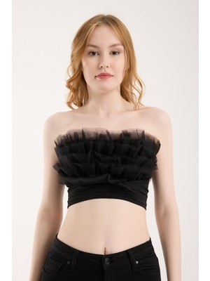 Modazeyosh Kadın Tül Detay Bustiyer