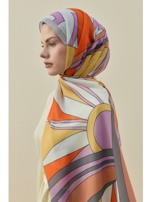 Merwish Mucci Kadın Şal 2611 Turuncu