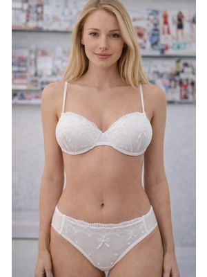 Dagi Olivia Dolgusuz Dantelli Sütyen Külot Takımı
