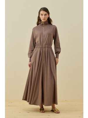 Merwishop Merwish Penye Kolej Elbise 1796 Mocha