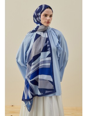 Merwish Mucci Kadın Şal 2611 Saks