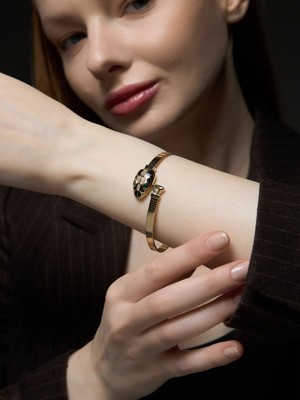 Ekinci Kuyumculuk 14 Ayar Altın Serpent Bilezik – Gücün Zarif Sarmalı