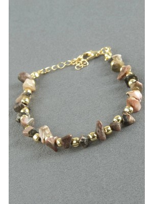 MidasTech Akik Kırık Doğaltaş Bileklik Nemere