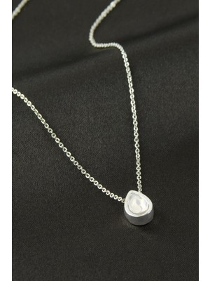 MidasTech Kalp Taşlı Kolye Nemere