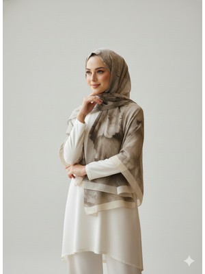 Lara Shawls Premium Çiçek Desen Tensel Şal
