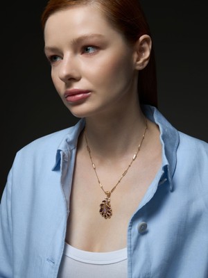 Ekinci Kuyumculuk 14 Ayar Altın Aurora Kolye – Şafağın Işıltısı