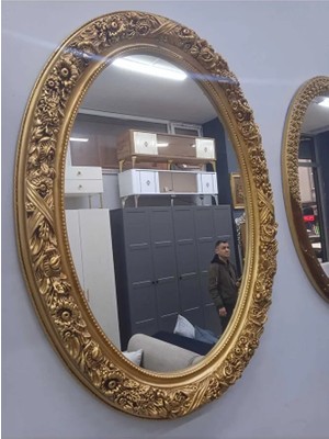 Asil Ayna Oval Çapraz Ayna 120 X85 cm