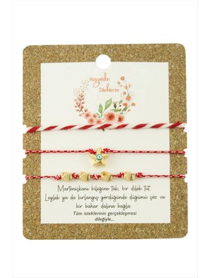 DS LLC 3 Adet Deniz Yıldızı Marteniçka Bileklik DLLSRSBJ34